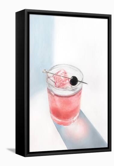 Cherry Summer Cocktail-Julia-Framed Premier Image Canvas