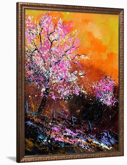 Cherry Trees in Blossom-Pol Ledent-Framed Premium Giclee Print