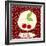 Cherry with Dots Pattern-Anton Yanchevskyi-Framed Art Print