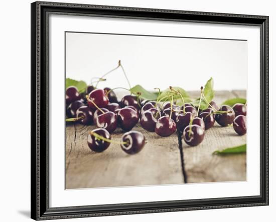 Cherry, Wood, Board, Brown, Red, Nature, Harvest, Fruit-Axel Killian-Framed Photographic Print