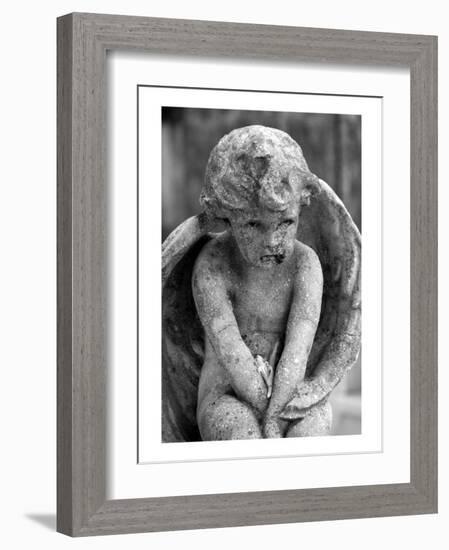 Cherub Statue-Charles Glover-Framed Giclee Print