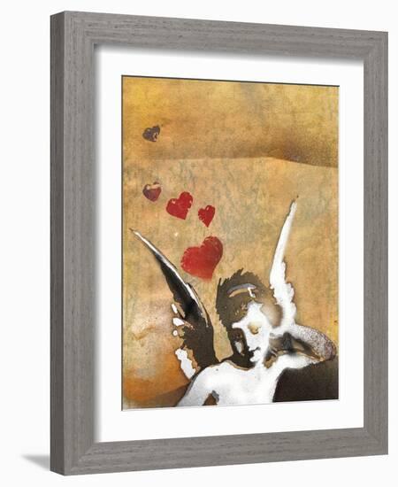 Cherub-Whoartnow-Framed Giclee Print