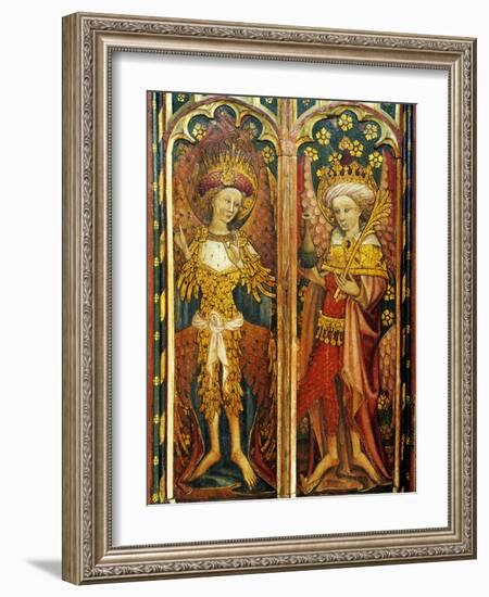 Cherubim and Principalities, Two of the Nine Orders of Angels, Detail of the Rood Screen, St.…-null-Framed Giclee Print