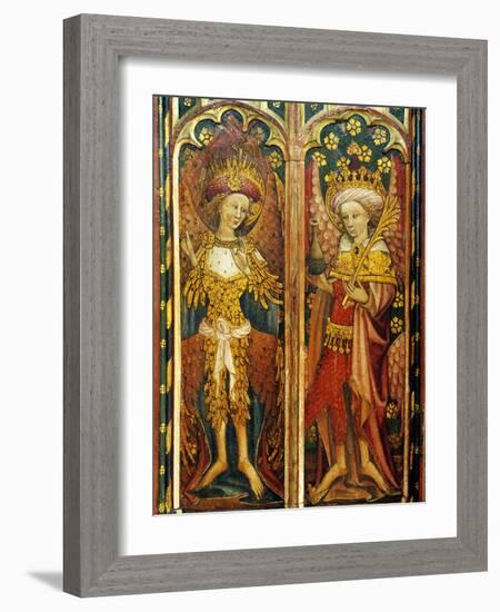 Cherubim and Principalities, Two of the Nine Orders of Angels, Detail of the Rood Screen, St.…-null-Framed Giclee Print