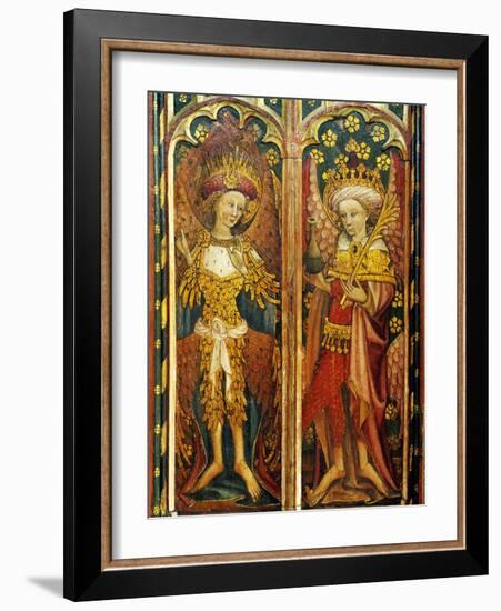 Cherubim and Principalities, Two of the Nine Orders of Angels, Detail of the Rood Screen, St.…-null-Framed Giclee Print