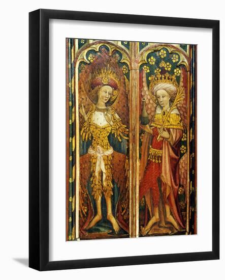 Cherubim and Principalities, Two of the Nine Orders of Angels, Detail of the Rood Screen, St.…-null-Framed Giclee Print