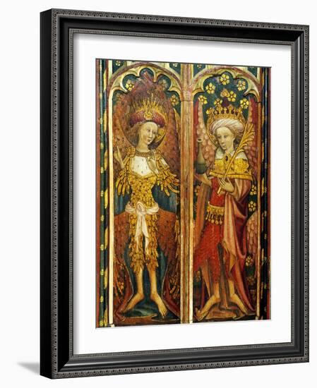 Cherubim and Principalities, Two of the Nine Orders of Angels, Detail of the Rood Screen, St.…-null-Framed Giclee Print