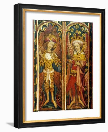 Cherubim and Principalities, Two of the Nine Orders of Angels, Detail of the Rood Screen, St.…-null-Framed Giclee Print