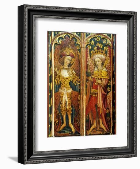 Cherubim and Principalities, Two of the Nine Orders of Angels, Detail of the Rood Screen, St.…-null-Framed Premium Giclee Print