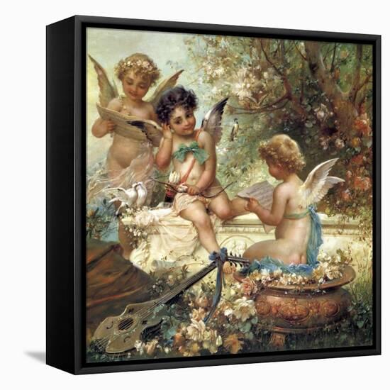 Cherubim in the Forest-null-Framed Premier Image Canvas