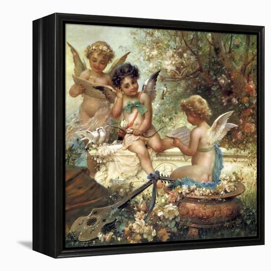 Cherubim in the Forest-null-Framed Premier Image Canvas