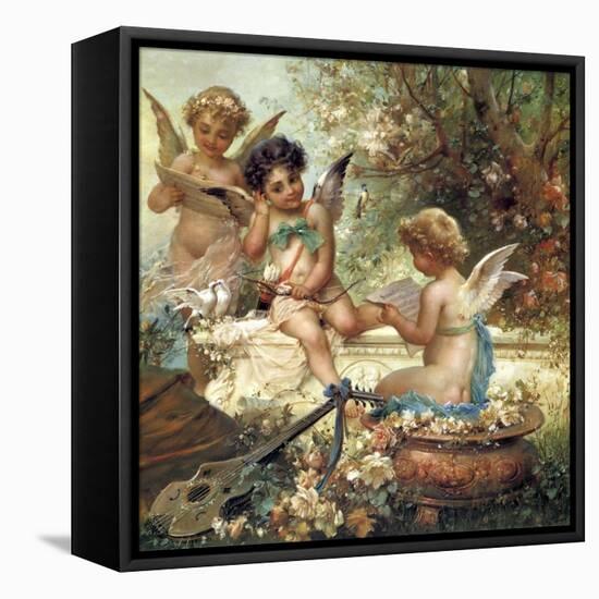 Cherubim in the Forest-null-Framed Premier Image Canvas