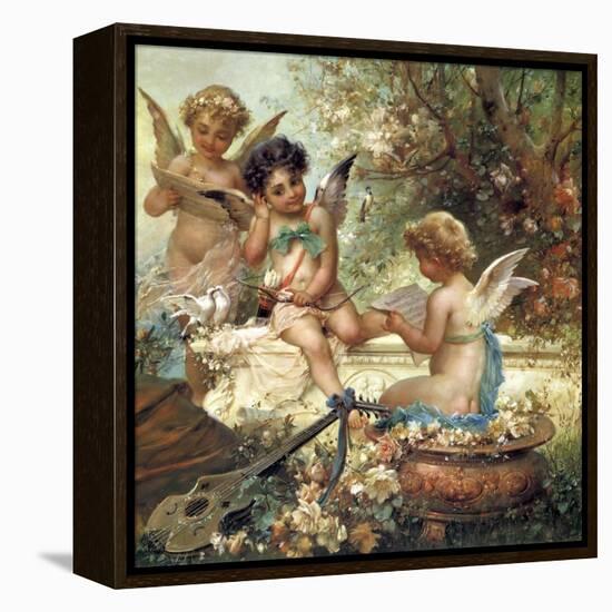 Cherubim in the Forest-null-Framed Premier Image Canvas