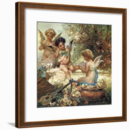 Cherubim in the Forest-null-Framed Giclee Print