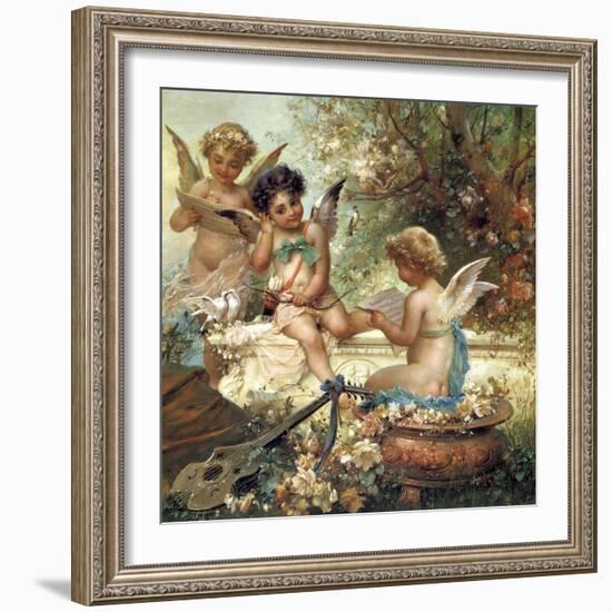 Cherubim in the Forest-null-Framed Giclee Print