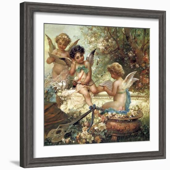 Cherubim in the Forest-null-Framed Giclee Print