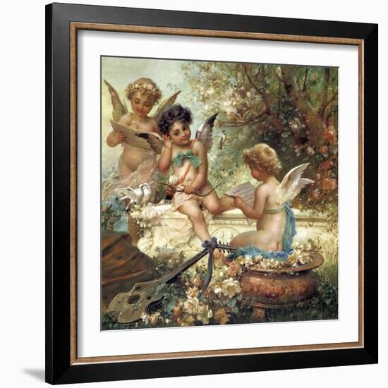 Cherubim in the Forest-null-Framed Giclee Print