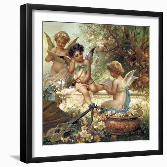 Cherubim in the Forest-null-Framed Giclee Print