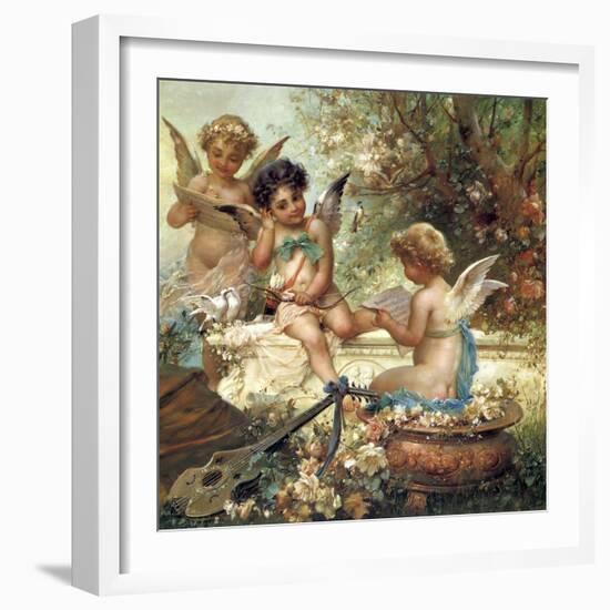 Cherubim in the Forest-null-Framed Giclee Print