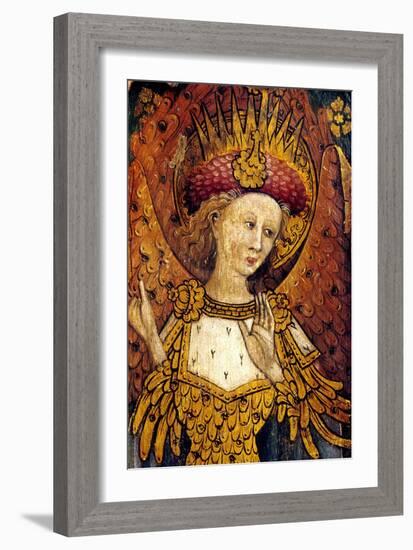 Cherubim, One of the Nine Orders of Angels, with Gold Plumage Covered with Eyes, Superior…-null-Framed Giclee Print