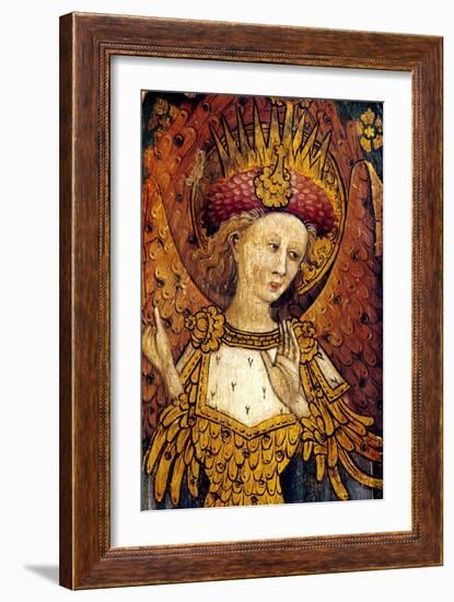 Cherubim, One of the Nine Orders of Angels, with Gold Plumage Covered with Eyes, Superior…-null-Framed Giclee Print