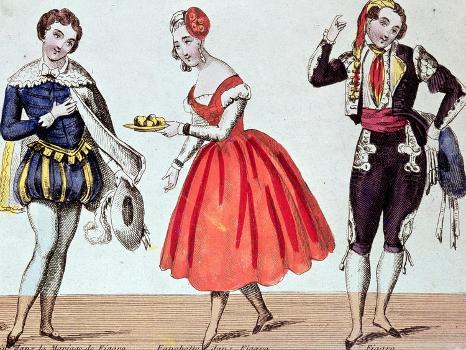 Cherubino, Fanchette and Figaro, Scene from "The Marriage of Figaro"'  Giclee Print | Art.com