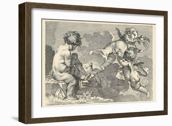 Cherubs at Play-null-Framed Art Print