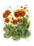Poppy Whimsy VIII-Cheryl Baynes-Framed Art Print