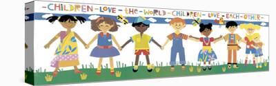 Children Love the World-Cheryl Piperberg-Art Print