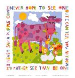 Purple Cow-Cheryl Piperberg-Art Print