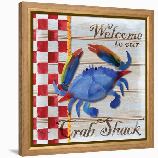 Chesapeake Crab-Paul Brent-Framed Stretched Canvas