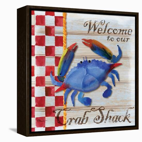 Chesapeake Crab-Paul Brent-Framed Stretched Canvas