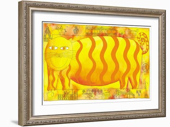 Cheshire Cat, 1998-Julie Nicholls-Framed Giclee Print