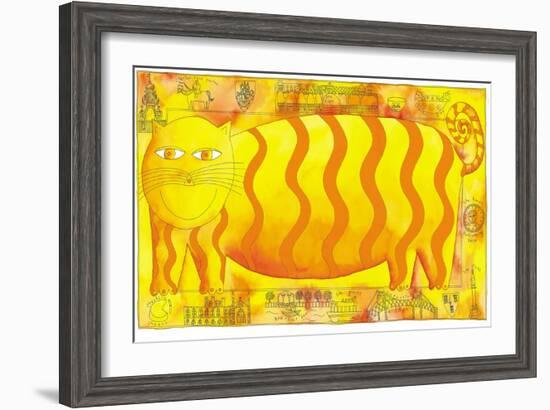 Cheshire Cat, 1998-Julie Nicholls-Framed Giclee Print