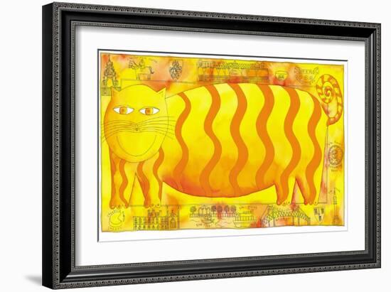 Cheshire Cat, 1998-Julie Nicholls-Framed Giclee Print