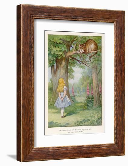 Cheshire Cat-null-Framed Art Print