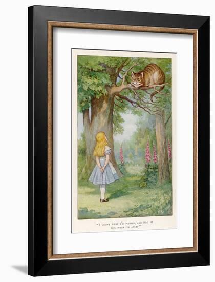 Cheshire Cat-null-Framed Art Print
