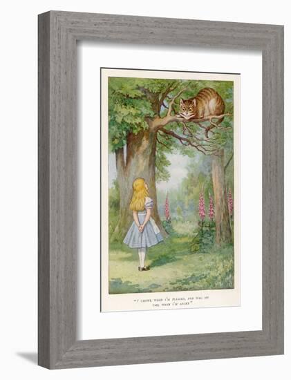 Cheshire Cat-null-Framed Art Print