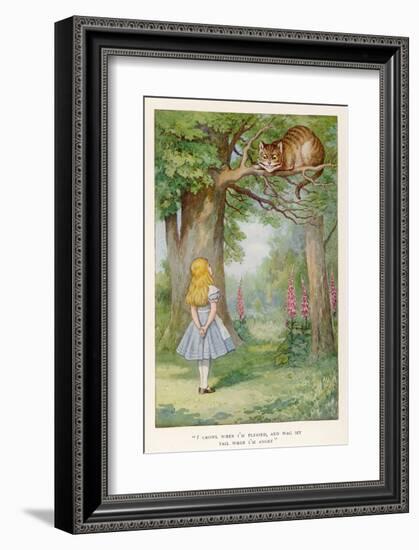 Cheshire Cat-null-Framed Art Print