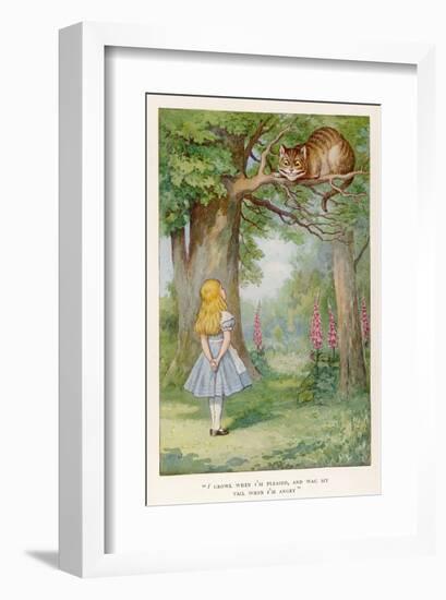 Cheshire Cat-null-Framed Art Print