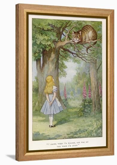 Cheshire Cat-John Tenniel-Framed Premier Image Canvas