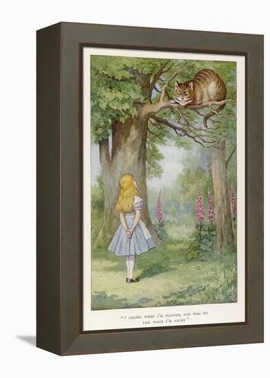 Cheshire Cat-John Tenniel-Framed Premier Image Canvas