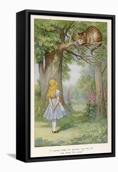 Cheshire Cat-John Tenniel-Framed Premier Image Canvas