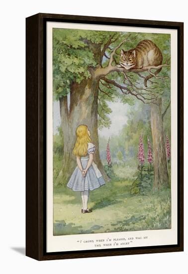 Cheshire Cat-John Tenniel-Framed Premier Image Canvas