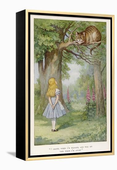 Cheshire Cat-John Tenniel-Framed Premier Image Canvas