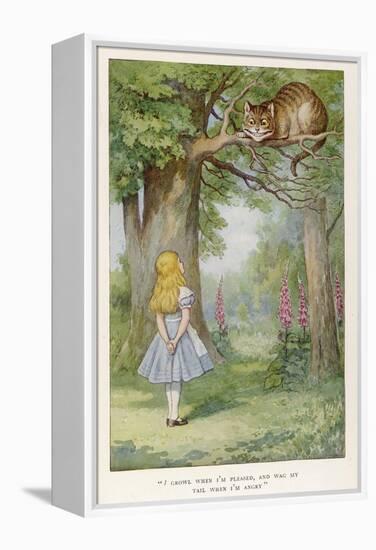 Cheshire Cat-John Tenniel-Framed Premier Image Canvas