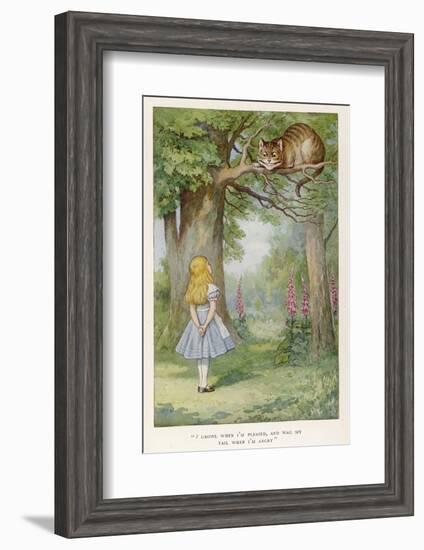 Cheshire Cat-John Tenniel-Framed Photographic Print