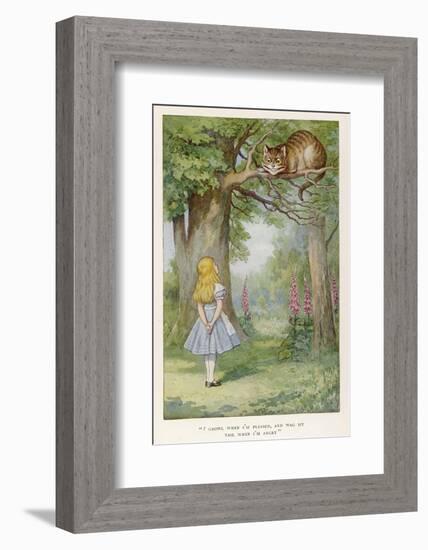 Cheshire Cat-John Tenniel-Framed Photographic Print