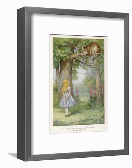 Cheshire Cat-John Tenniel-Framed Photographic Print