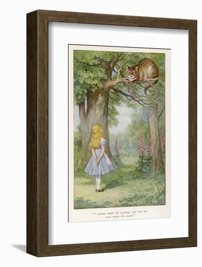 Cheshire Cat-John Tenniel-Framed Photographic Print